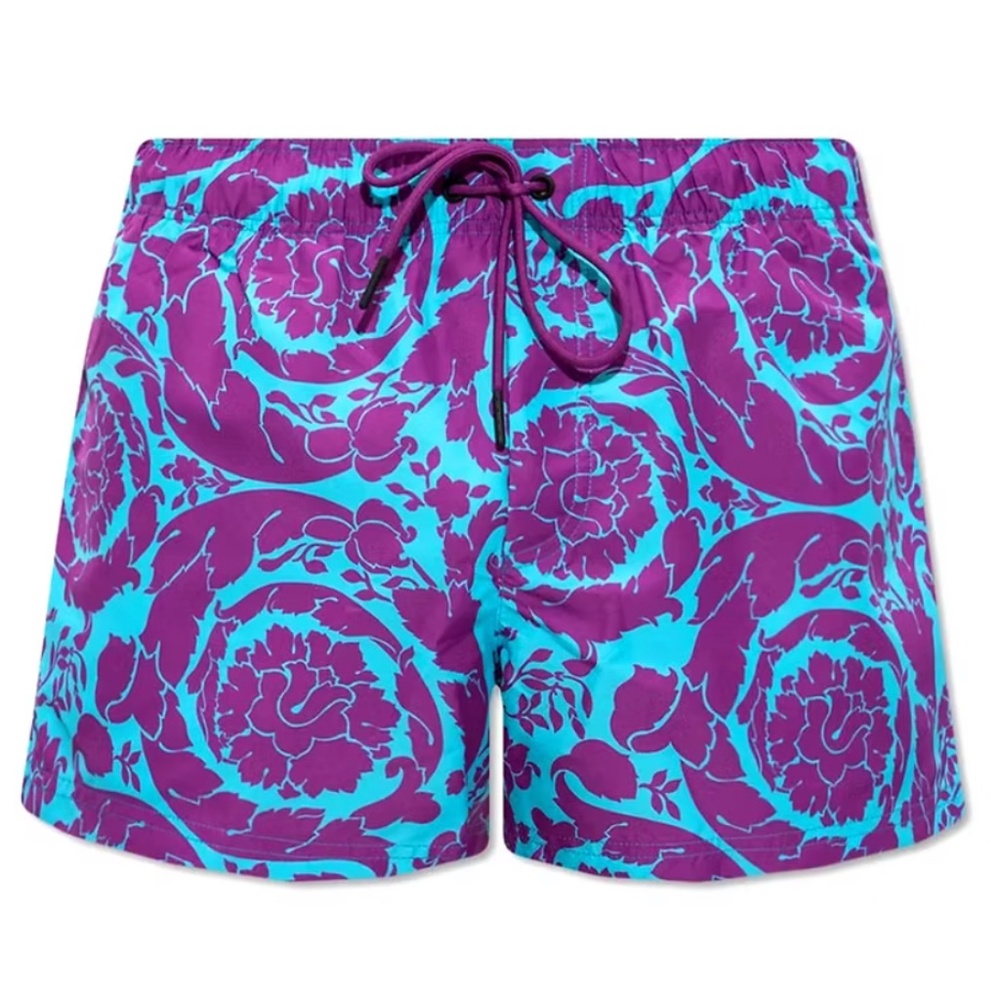 Versace Barocco Silhouette Swim Shorts